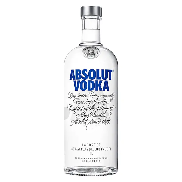 Absolut Vodka Liter