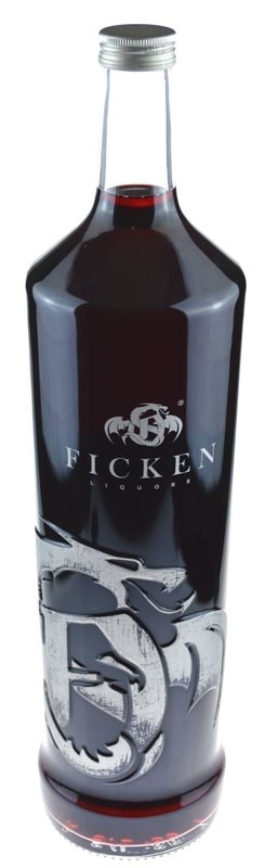 FICKEN Likör 3 Liter Drachenflasche