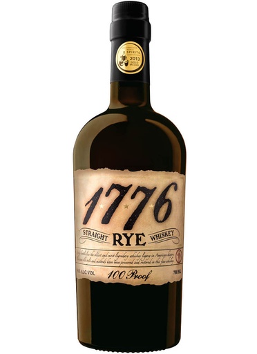 [400434-01] 1776 Straight Rye Whiskey - 46% (James E. Pepper)