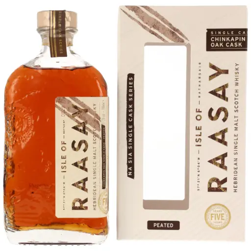 [121616] Isle of Raasay - 5 y.o. - Single Malt Whisky - Single Cask #19/69 Peated Chinkapin Oak